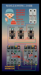430.电机正反转控制线路 #shorts 