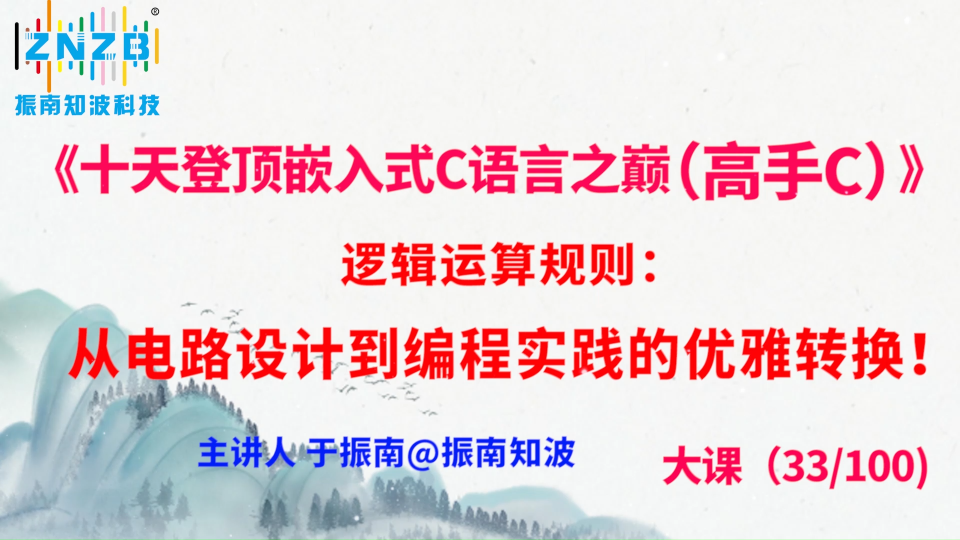 188集（33.7#100)邏輯運(yùn)算規(guī)則：從電路設(shè)計(jì)到編程實(shí)踐的優(yōu)雅轉(zhuǎn)換！ 