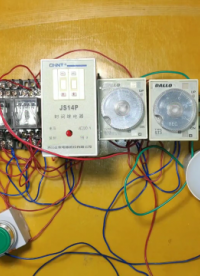 電工如何制作啟動閃爍燈電路？電工堅果實物接線分享給你 #電路 #電工知識 #電工技術 #零基礎#硬聲創作季 