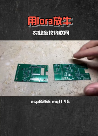 用lora放牛，農業畜牧物聯網，esp8266 mqtt 4G #lora #物聯網 #智能農業  
